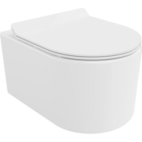 Mexen Sofia WC misa Rimless s pomaly klesajúcim slim sedadlom, duroplast, biely lesk - 30540100