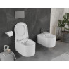 Mexen Sofia Miska WC Rimless s pomaly spúšťajúcim sedadlom, tvrdá, duroplast, biely lesk - 30540200