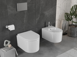 Mexen Sofia WC misa Rimless s pomaly padajúcim sedátkom tvrdá, duroplast, biela - 30540200