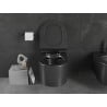 Mexen Sofia WC misa bezrantová so sedecom pomaly sklopnou slim, duroplast, čierna matná - 30540185