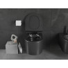Mexen Sofia WC misa Rimless s pomaly zatvárajúcim sedadlom slim, duroplast, čierna matná - 30540185