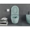 Mexen Lena WC misa Rimless s doskou pomaly padajúca slim, duroplast, svetlo zelená matná - 30224048