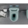 Mexen Lena miska WC Rimless s pomaly zatvárajúcim tenkým sedadlom, duroplast, svetlo zelený mat - 30224048