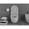 Mexen Lena miska WC Rimless s doskou pomaly zatvárajúcou slim, duroplast, svetlosivá matná - 30224061