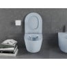 Mexen Lena WC misa Rimless s pomaly padajúcim sedátkom, duroplast, Matná šedomodrá- 30224069