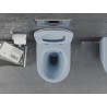 Mexen Lena WC misa Rimless s pomaly klesajúcim sedákom slim, duroplast, sivá-modrá matná - 30224069