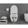 Mexen Lena WC misa Rimless s pomaly padajúcim sedátkom, duroplast, biela wzór - 30224099
