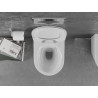 Mexen Lena miska wc Rimless s pomaly zatvárajúcim sa tenkým sedadlom, duroplast, biela vzor - 30224099