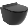 Mexen Lena wc misa Rimless s doskou so spomaleným zatváraním slim, duroplast, čierny mat - 30220185
