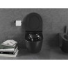 Mexen Lena wc misa Rimless s doskou so spomaleným zatváraním slim, duroplast, čierny mat - 30220185