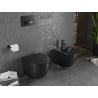 Mexen Lena WC misa Rimless s pomaly padajúcim sedátkom, duroplast, čierna matná - 30221085