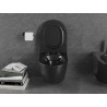 Mexen Lena WC misa Rimless s pomaly padajúcim sedadlom slim, duroplast, čierna matná - 30221085