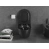 Mexen Lena WC misa Rimless s pomaly padajúcim sedátkom, duroplast, čierna matná - 30221085
