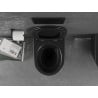 Mexen Lena WC misa Rimless s pomaly padajúcim sedátkom, duroplast, čierna matná - 30221085