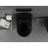 Mexen Lena wc misa Rimless s doskou s pomalým zatváraním slim, duroplast, čierny lesk - 30224070