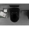 Mexen Lena WC misa Rimless s doskou so spomaleným pádom slim, duroplast, čierny lesk - 30224070