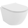Mexen Lena miska wc Rimless s doskou pomaly klesajúcou slim, duroplast, biela lesk - 30220500