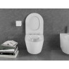 Mexen Lena wc misa Rimless s pomaly zatvárajúcim sa sedadlom slim, duroplast, biela lesk - 30220400
