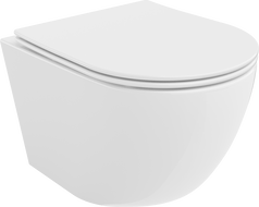 Mexen Lena WC misa Rimless s doskou pomalým sklápaním slim, duroplast, biela lesk - 30220400
