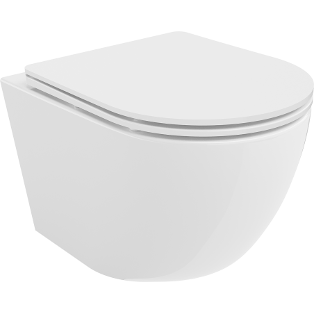 Mexen Lena WC misa Rimless s pomaly padajúcim sedátkom, duroplast, biela - 30220300