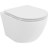 Mexen Lena miska wc Rimless s doskou pomaly padajúcou slim, duroplast, biela lesk - 30220300