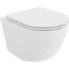 Mexen Lena WC misa Rimless s pomaly zatvárajúcim sedadlom slim, duroplast, biela lesklá - 30220300