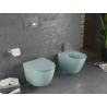 Mexen Lena miska WC Rimless s pomaly zatvárajúcim tenkým sedadlom, duroplast, svetlo zelený mat - 30224048