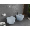 Mexen Lena WC misa Rimless s pomaly klesajúcim sedákom slim, duroplast, sivá-modrá matná - 30224069