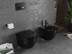 Mexen Lena závesný bidet, čierna - 35224870