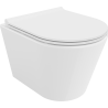 Mexen Rico miska WC Rimless s pomaly padajúcim sedátkom slim, duroplast, biela lesklá - 30720500