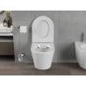 Mexen Rico misa WC Rimless s doskou s pomalým zatváraním slim, duroplast, biela lesklá - 30720500