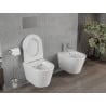 Mexen Rico misa WC Rimless s doskou s pomalým zatváraním slim, duroplast, biela lesklá - 30720500
