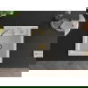 Mexen Vito granitový jednokomorový drez 520 x 490 mm, Biela, Sifón Zlatá - 6503521000-20-G
