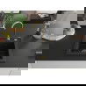 Mexen Vito granitový jednokomorový drez 520 x 490 mm, Čierna, Sifón Zlatá - 6503521000-77-G