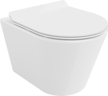 Mexen Rico miska WC Rimless so spomaľovacou doskou slim, duroplast, biela lesklá - 30720100