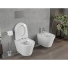 Mexen Rico WC misa Rimless so spomaleným zatváraním slim, duroplast, biely lesk - 30720300