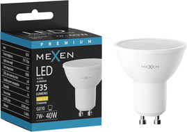Mexen Nova LED žiarovka GU10, 7W, Teplá - 3000K, 735 lm - L107-GU10-0730-01