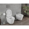 Mexen Rico WC misa Rimless s pomaly sklápajúcim tvrdým doskou, duroplast, biela lesklá - 30720200