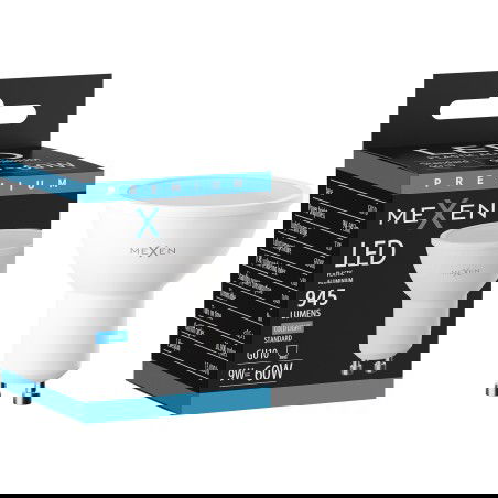 Mexen Nova LED žiarovka GU10, 9W, Studená - 6500K, 945 lm - L108-GU10-0965-01