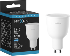 Mexen Nova LED žiarovka GU10, 12W, Studená - 6500K, 1260 lm - L108-GU10-1265-01