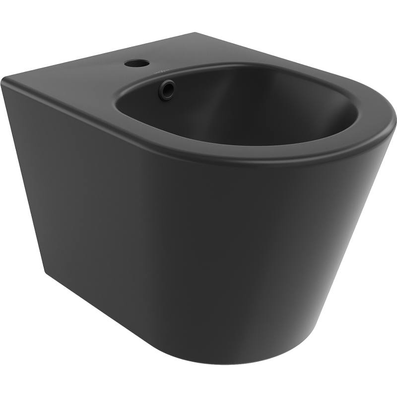 Mexen Rico závesný bidet, čierny matný - 35724885