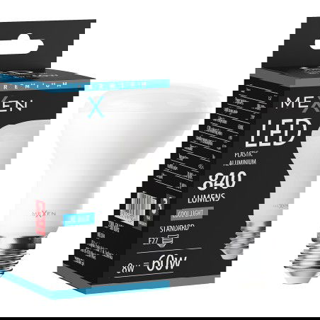 Mexen Nova LED žiarovka E27, R63, 8W, Studená - 6500K, 840 lm - L104-E27-0865-01