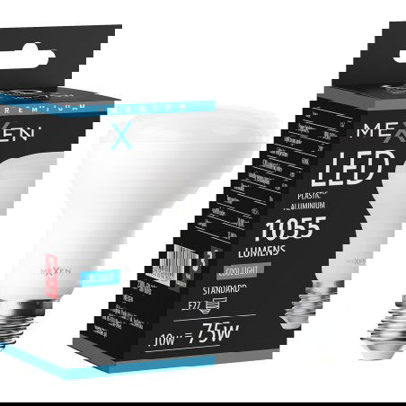 Mexen Nova LED žiarovka E27, R63, 10W, Studená - 6500K, 1055 lm - L104-E27-1065-01