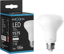 Mexen Nova LED žiarovka E27, R80, 15W, Neutrálna - 4000K, 1575 lm - L105-E27-1540-01