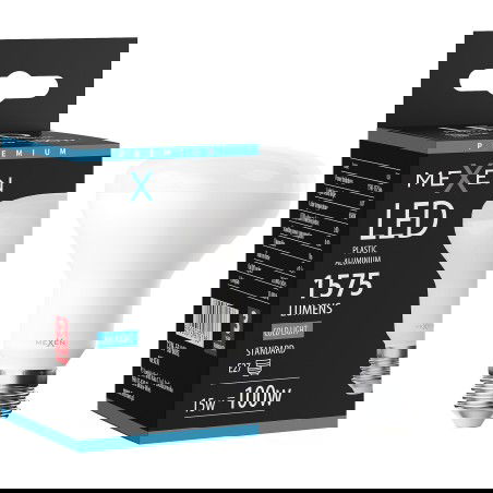 Mexen Nova LED žiarovka E27, R80, 15W, Studená - 6500K, 1575 lm - L105-E27-1565-01