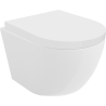 Mexen Lena WC misa Rimless s pomaly padajúcim tvrdým sedadlom, duroplast, biely lesk - 30220200