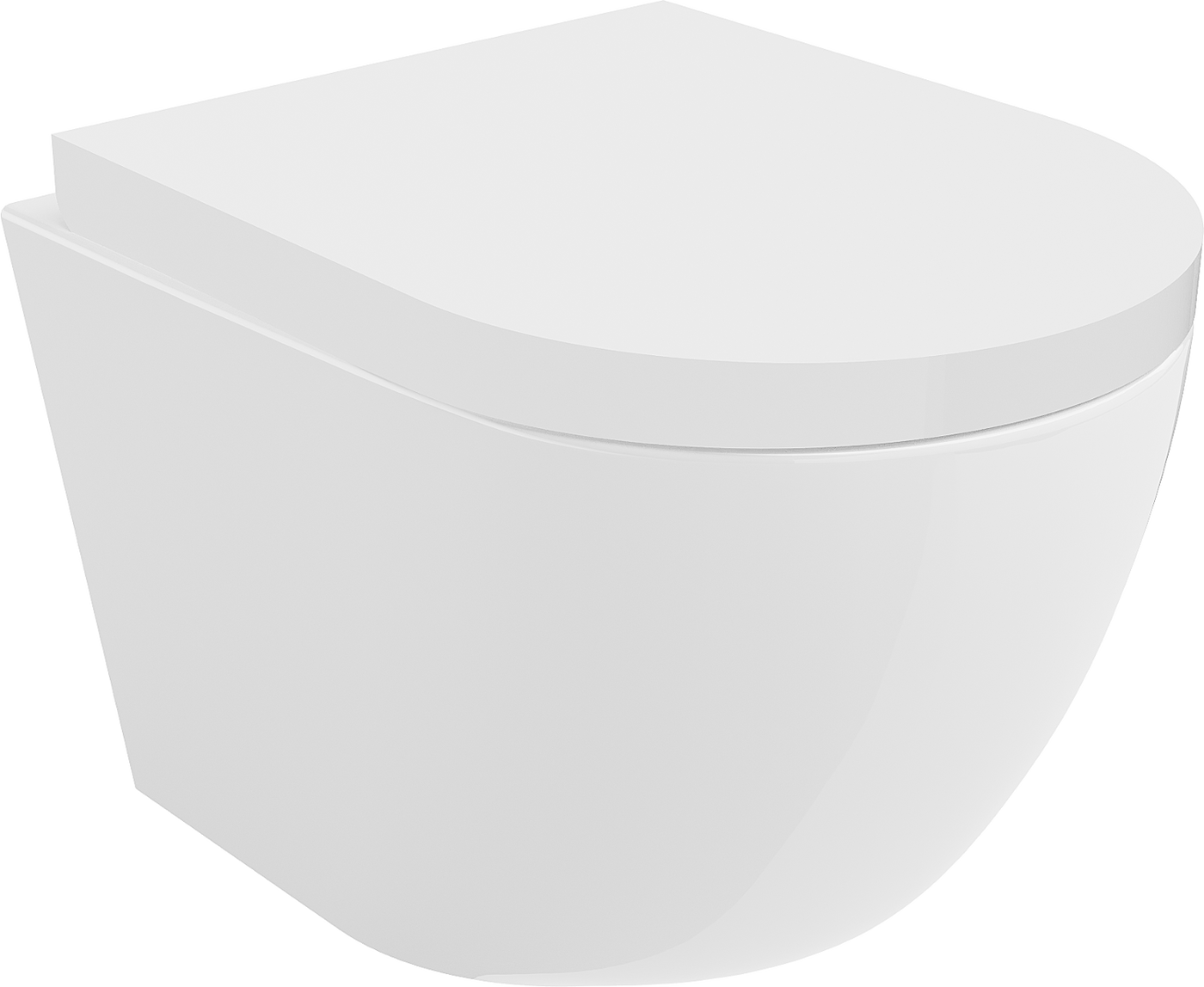 Mexen Lena WC misa Rimless s pomaly padajúcim sedátkom tvrdá, duroplast, biela - 30220200