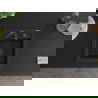 Mexen Vito granitový jednokomorový drez 520 x 490 mm, Čierna/Zlatá metalíza, Sifón Čierna - 6503521000-75-B