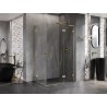 Mexen Lunar L Duo sprchová kabína pravá 115 x 75 cm, transparentná, zlatá brúsená - 834L-115P-075L-55-00
