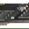Mexen Mario granitový dvojkomorový drez 820 x 436 mm, Šedá, Sifón Čierna - 6504822000-71-B